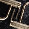 смеситель для умывальника Rea Argon низкий, brushed gold (REA-B7801)