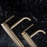 смеситель для умывальника Rea Argon низкий, brushed gold (REA-B7801)