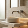 смеситель для умывальника Rea Lungo Stripe скрытого монтажа, brushed nickel (REA-B8054)