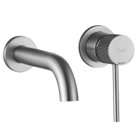 смеситель для умывальника Rea Lungo Stripe скрытого монтажа, brushed nickel (REA-B8054)