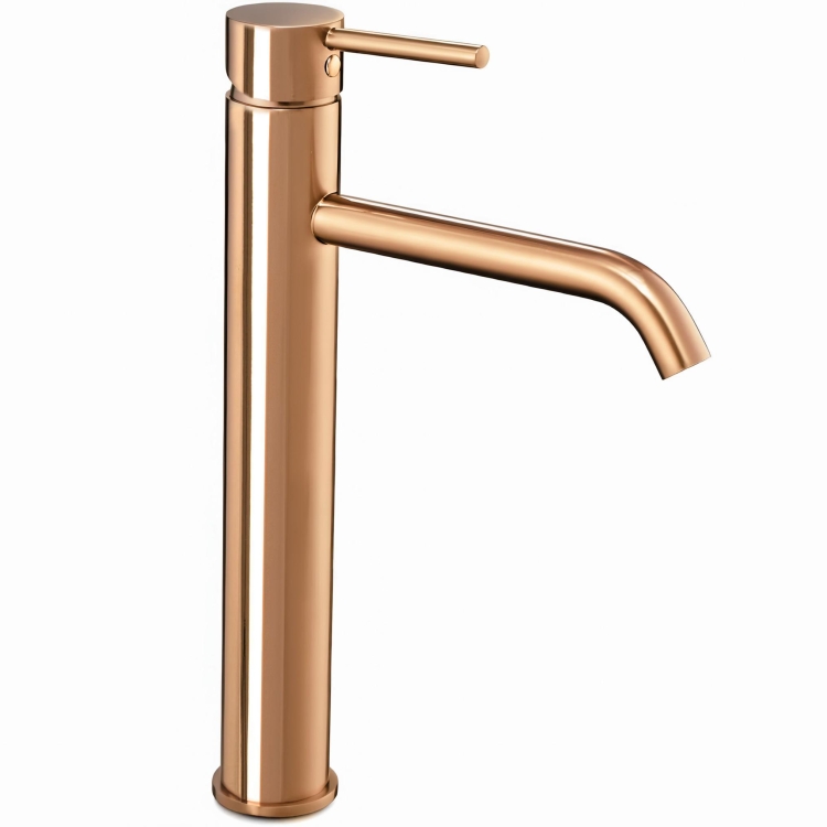 смеситель для умывальника Rea Lungo высокий, copper (REA-B7999)