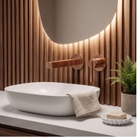 смеситель для умывальника Rea Grace скрытого монтажа brushed copper (REA-B4463)