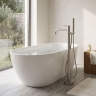 смеситель для ванны Rea Foster напольный brushed nickel (REA-B2252)