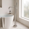 смеситель для ванны Rea Foster напольный brushed nickel (REA-B2252)