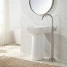 смеситель для умывальника Rea Lungo напольный, brushed nickel (REA-B4305)