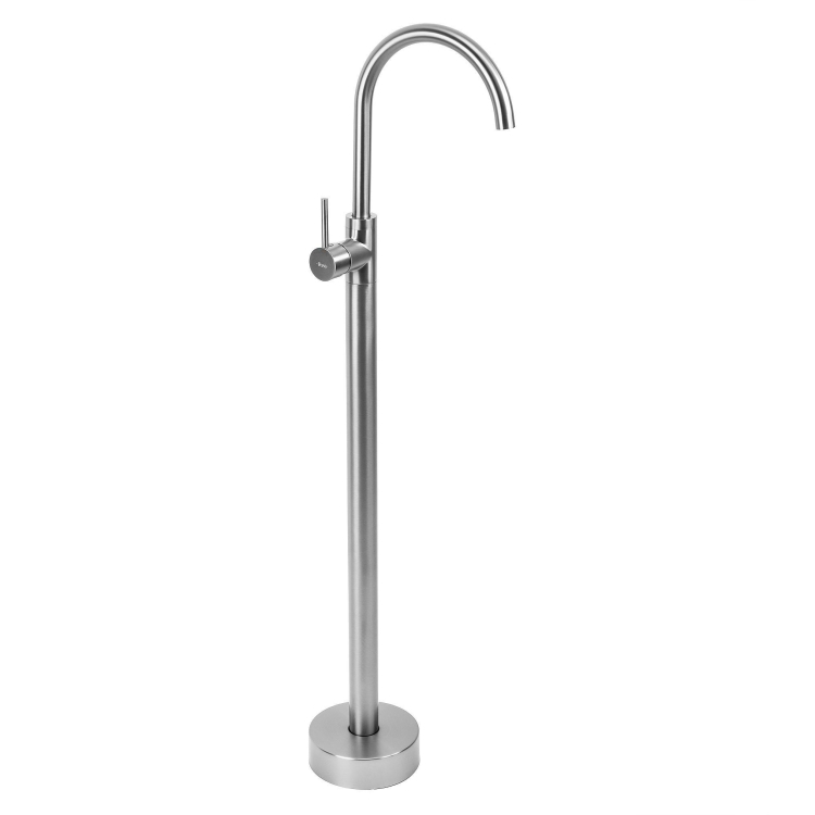 смеситель для умывальника Rea Lungo напольный, brushed nickel (REA-B4305)