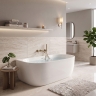 ванна акриловая Rea Eris 160x80,5 пристенная, white (REA-W4401)