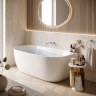 ванна акриловая Rea Eris 160x80,5 пристенная, white (REA-W4401)