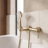 смеситель для ванны Rea Grace brushed gold (REA-B2242)