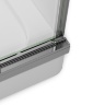 душевая дверь Rea Cezar 140x190 безопасное стекло, прозрачное, левая (REA-K9904)