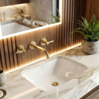 умывальник Rea Anabel 40x30, под столешницу, белый (REA-U0621)