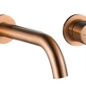 смеситель для умывальника скрытого монтажа Rea Lungo brushed copper (REA-B4600)