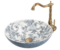 умывальник Rea Juliana 40х40 накладной, pattern (REA-U3608)