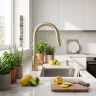 смеситель для кухни Rea Fresh touch brushed gold (REA-B9842)