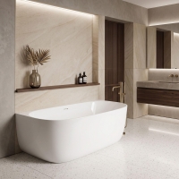 ванна акриловая Rea Eris 170x79,5 пристенная, white (REA-W4400)