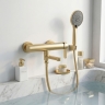 смеситель для ванны Rea Arcos brushed gold (REA-B6982)