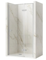 душевая дверь Rea Atlas 80x200 безопасное стекло, прозрачное, справа, chrome (REA-K4663)