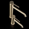 смеситель для умывальника Rea Rivo brushed gold (REA-B9321)
