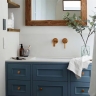 смеситель для умывальника скрытого монтажа Rea Lungo brushed copper long (REA-B4601)