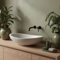 умывальник Rea Leona 46,5x37 light grey (REA-U3609)