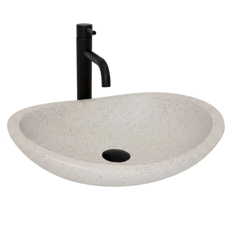 умывальник Rea Leona 46,5x37 light grey (REA-U3609)