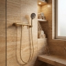 смеситель для душа Rea Arcos brushed gold (REA-B6980)