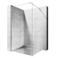 душевая стенка Rea Flexi 90x185 безопасное стекло, прозрачное (REA-K1902)