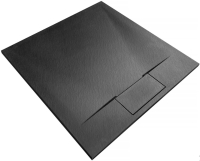 поддон Rea Bazalt 90x90 квадратный, черный (REA-K3307)