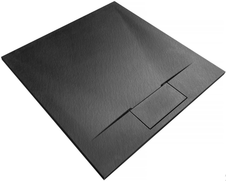 поддон Rea Bazalt 90x90 квадратный, черный (REA-K3307)