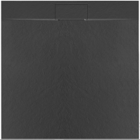 поддон Rea Bazalt 90x90 квадратный, черный (REA-K3307)