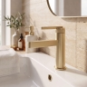 смеситель для умывальника Rea Grace brushed gold (REA-B8932)