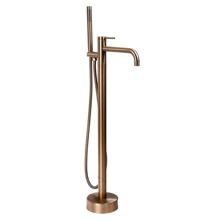 смеситель для ванны Rea Clif напольный brushed copper (REA-B7504)