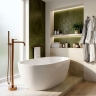смеситель для ванны Rea Clif напольный brushed copper (REA-B7504)