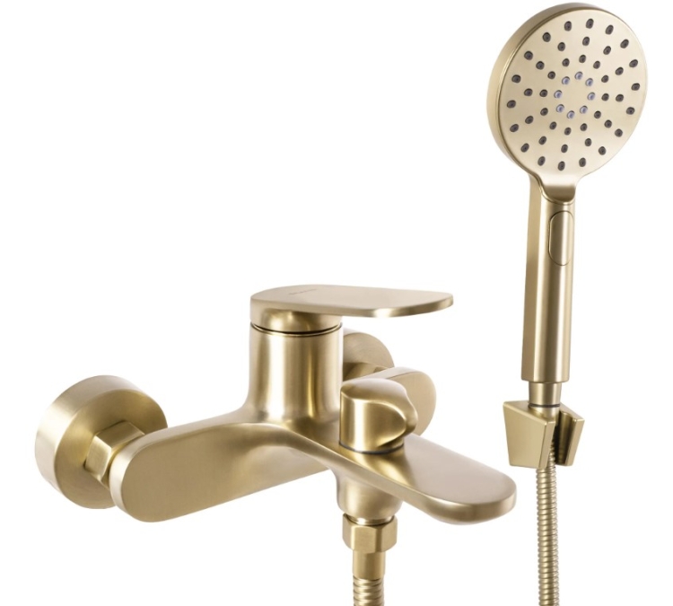 змішувач для ванни Rea Marco brush gold (REA-B5942)