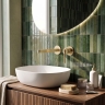 смеситель для умывальника Rea Grace скрытого монтажа brushed gold (REA-B4461)