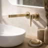 смеситель для умывальника Rea Grace скрытого монтажа brushed gold (REA-B4461)