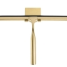 скребок для стекла душевой кабины Rea YZ-G04 gold brush (REA-72069)