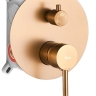 душевой комплект скрытого монтажа Rea Lungo copper brush + box (REA-P8810)