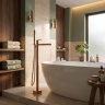 смеситель для ванны Rea Grace напольный brushed copper (REA-B2237)