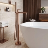 смеситель для ванны Rea Grace напольный brushed copper (REA-B2237)
