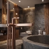 смеситель для ванны Rea Grace напольный brushed copper (REA-B2237)