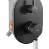 душевой комплект скрытого монтажa Rea Serra black (REA-B1143)