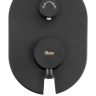 душевой комплект скрытого монтажa Rea Serra black (REA-B1143)