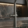 смеситель для кухни Rea Fresh high с выдвижным изливом tytan (REA-B7202)