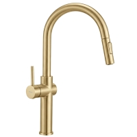 змішувач для кухні Rea Fresh high з висувним виливом brushed gold (REA-B7201)