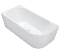 ванна акриловая Rea Bellanto 160x75 + сифон + пробка click/clack, левая (REA-W0252)