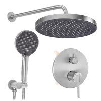 душевая система Rea Grace скрытого монтажа, brushed nickel +BOX (REA-P4404)