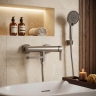 смеситель для ванны Rea Arcos brushed nickel (REA-B6592)