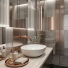 смеситель для умывальника Rea Foster скрытого монтажа brushed copper (REA-B6356)