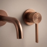 смеситель для умывальника Rea Foster скрытого монтажа brushed copper (REA-B6356)
